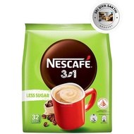 Nescafe 3 In 1 Instant Coffee Original Less Sugar