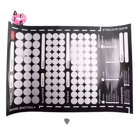 A11E-The Love Game Scratch Off Poster Game For Couples Valentine's Day Gifts Wall Poster Gift For He