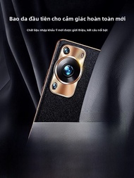 Ốp Lưng Điện Thoại Huawei P60 Art Sang Trọng Siêu Mỏng Bằng Da Chống Rơi Cho P50 P40 P30 Series Ốp L