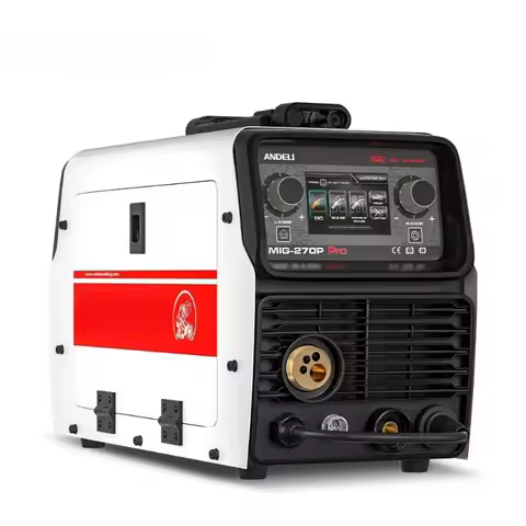 220V Double Pulse LCD MIG-270 MIG ALUMINIUM Welding Machine