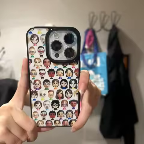 Full Screen Character Personalized Cute Creative Phone Case For iPhone 17 air 16 15 14 13 12 11 Pro 
