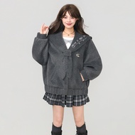 KEIKO | เสื้อโค้ทวูลคอสั้น