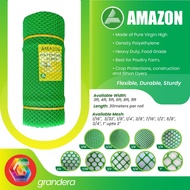 AMAZON 1" x 4ft x 30m Plastic Screen Premium Quality Polyethylene Screen Green, Amazon Net Poultry Farm Chicken Cage Wire- GRANDERA