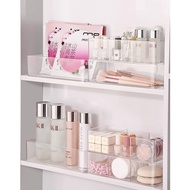 Mirror Cabinet Organizer Storage Box Cosmetic Make Up Brush Transparent Bathroom Washroom Acrylic