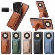 For Honor X9D X9c X8c X9b X8b X7b X6b Magic 7 Pro Magic 6 Pro 5 Pro Phone Case Wallet Carbon fiber C