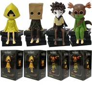 Bandai | ฟิกเกอร์อนิเมะเกมยอดฮิต Little Nightmares ชุด 6 ตัว โมโนแอคชั่นฟิกเกอร์ อนิเมะเกม PVC แอคชั