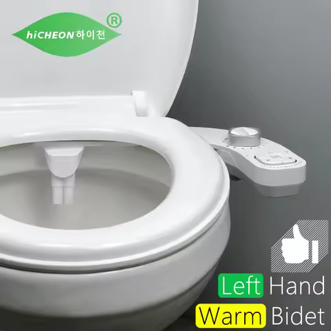 Bidet Warm Water Bidet Hot Cold Left Side Hand Bidet Attachment For Toilet Bidet Toilet Seat Dual No