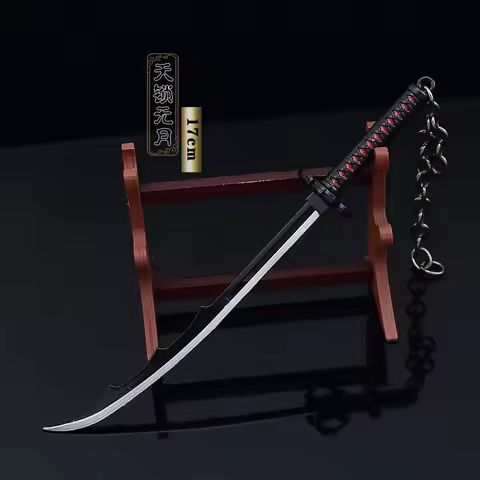 Anime Bleach Katana Keychain Zangetsu Zanpakutou Sword Key Chain Hitsugaya Toushirou Katana Keychain