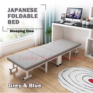 【4-fold bed】ELOISE Premium Japanese Foldable Single Bed/Folding Queen / Rainbow