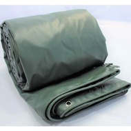 TEPAL Vinylon Green Tarpaulin Lorry Canvas Kanvas Penutup Lori 6x9,9x10,8x12,9x15