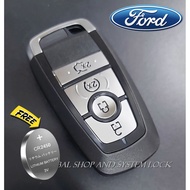 Ford Ranger Everest กรอบรีโมท แบบ smart key พร้อมดอกกุญแจ (( สินค้าส่งจากในไทย ))