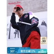Mitchell & Ness Sweatshirt Raptor 76 People Trendy American Style Contrast Color Heavy Sports Hooded