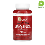 Qunol, Mega CoQ10 Ubiquinol, 100 mg, 60 Softgels