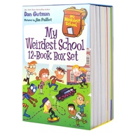 Bản in đen trắng - KHông hộp NO box - My weird school - Level 1-2-3-4-5-Fact Fart