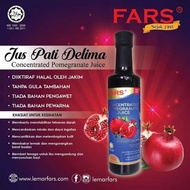 Fars Concentrated Pomegranate Juice 375ml - Pomegranate Juice Without Sugar, Wet And Coloring