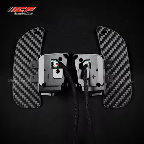 ICF Carbon Fiber Magnetic Paddle Shifters For Golf 5 GTI CC MK5 Golf 6 GTI CC MK6 Steering Wheel Shi