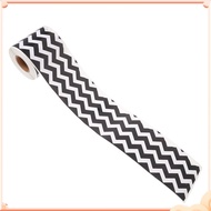 Bulletin Board Stickers Chalkboard Classroom Decor Border for 1000.00X7.60X0.10CM Black jungpiyinn