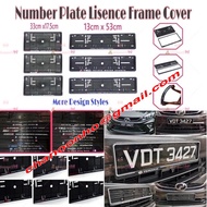 UNIVERSAL CAR LICENSE PLATE FRAME NUMBER PLATE HOLDER WIRA WAJA VIOS CITY BEZZA AXIA MYVI ALZA BEZZA