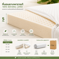 AIBE ที่นอนยางพารา ยางฉีด ไม่ใช่ยางอัด รุ่น 2-4 นิ้ว Fadell Latex ปลอกซิปถอดได้ topper ยางพารา เกรดA