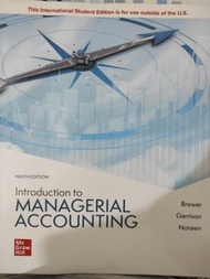 Introduction to managerial accounting（成本會計）