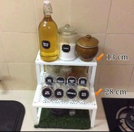 IKEA Rak Rempah / Spice Rack 2 layer / Rak Letak Rempah Ratus / Storage Racks