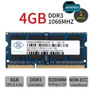 DDR3 Laptop Ram 4GB 1600MHz DDR3 PC3-12800S /1066S.