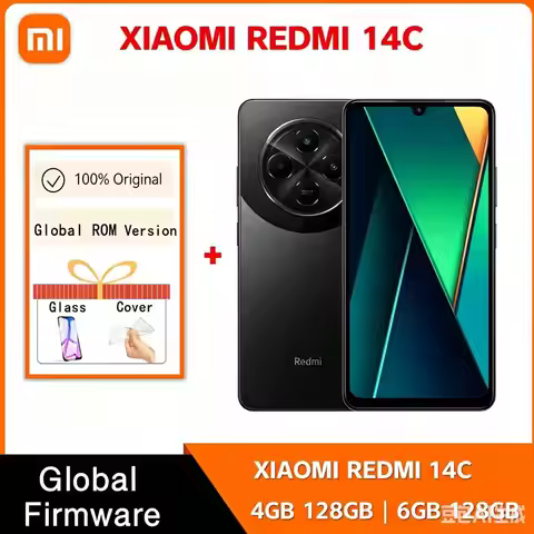 Xiaomi Redmi 14C MediaTek Helio G81-Ultra 50MP AI camera Smartphone 6.88" 120Hz Display HyperOS 5160