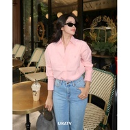 Women's oxford embroidered polo shirt made of high quality material RA02