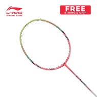 LI-NING WINDSTORM 72 SPEED BADMINTON RACQUET - WATERMELON PINK - AYPU069-6
