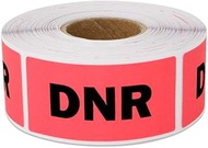 300 Labels - DNR Stickers Veterinary Labels for Pet Veterinary Practices Medical Containers (2 x 1 I