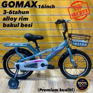 SIAP PASANG GOMAX BASIKAL BUDAK 16inch/Basikal budak3-6tahun/Kids bicycle/Basikal kanak-kanak/Basika