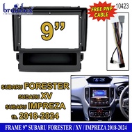 Subaru Forester XV Impreza 2018-2025 9 Inch Android Head Unit Frame Car TV Panel