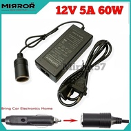 Converter Adapter Car Plug Vacuum Cleaner AC/DC 220V AC To 12V DC 5A Socket Lighter