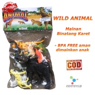 WILD ANIMAL - RUBBER ANIMAL TOYS - RUBBER ANIMAL TOYS