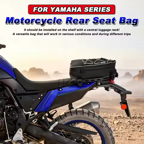 For Yamaha TT-R50 TT-R110 TT-R125 TT-R230 Motorcycle Rear Fender Tail Bag 12L Dirt Bike Enduro Tool 