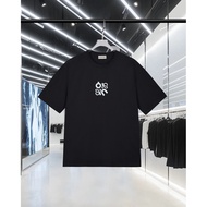 2026 Baru LOEWE Uniseks T-Shirt Bercetak T-Shirt Lengan Pendek Atasan Tinggi T-Shirt Punk Longgar T-