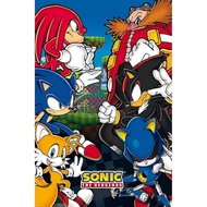 BUY ART FOR LESS Officially Licensed Sonic The Hedgehog - Group 24 x 36 Inch Art Poster - Decorative
