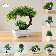 Artificial Potted Fake Bonsai Small Faux Decorations Decoration Arrangement Garden Hotel