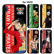 Case VIVO X80 V25 V25E V5 V5S V7+ V11 V11i V15 V17 Pro Y79 Mobile Phone Case For Luffy Cartoon Phone Case For