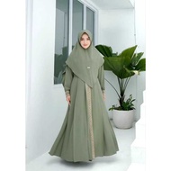 Aurelia Premium Cringkle Syari Women's Gamis Dress