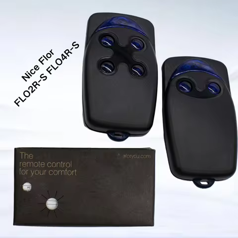 Nice FLO2R-S FL04R-S 433MHz Rolling Code Garage Door Remote FLO2R-S FL04R-S FLOR-S FLO2R-S FLO4R-S G