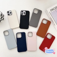 Simple Solid Color Leather Phone Case For Samsung Galaxy S26 Plus Ultra S25 FE A06 A57 A37 A17 A07 A