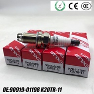 Denso 4pcs 90919-01198 K20TR11 Spark Plug for Toyota Camry Caldina Nadia Picnic RAV4 Sienna Windom S