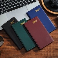 2027 A6 English Notebook Agenda Planner Retro Cuaderno Diary Journal Stationery Libretas School Acce