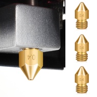 MK8 Brass Extrusion Head Nozzle - Extruder Printing Consumables Nozzle - 1.75mm Feed Aperture - 3D Printer Nozzle
