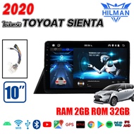 HILMAN จอแอนดรอย 10 นิ้ว ใช้สำหรับ TOYOTA SIENTA 2020 Apple CarPlay 2Din Android 14.0 จอ จอแอนดรอย 8