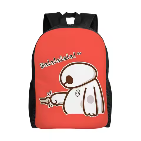 1PC Backpack Happy Disney animation Daypack Big Hero 6 Baymax Robot Classic High School Large Capaci