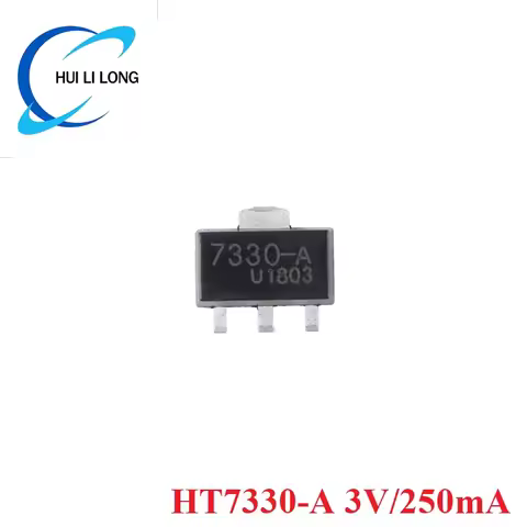 10pcs/lot HT7330 HT7333 HT7350 HT7350-A HT7333-A HT7330-A SOT-89 SOT89 3V/3.3V/5V 250mA Low Dropout