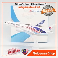 LATEST Malaysia Airlines A350-900  Negaraku  9M-MAC Aircraft Model 16 cm
