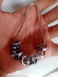 Ring Merpati Baja Slim (requst nama . warna ) 10pcs